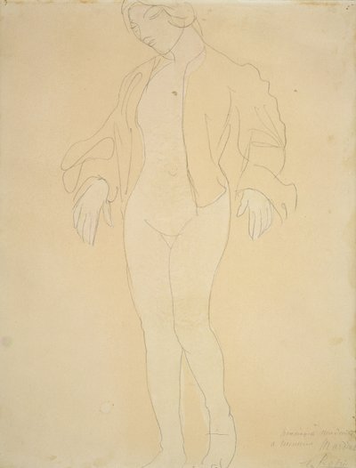 A Nude Female Dancer by Auguste Rodin